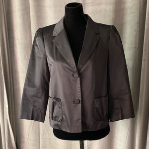 Old Navy black satin jacket M